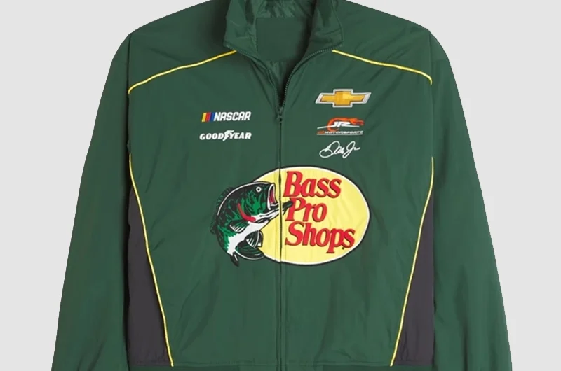 Hollister-Bass-Pro-Shops-Racing-Jacket-Green