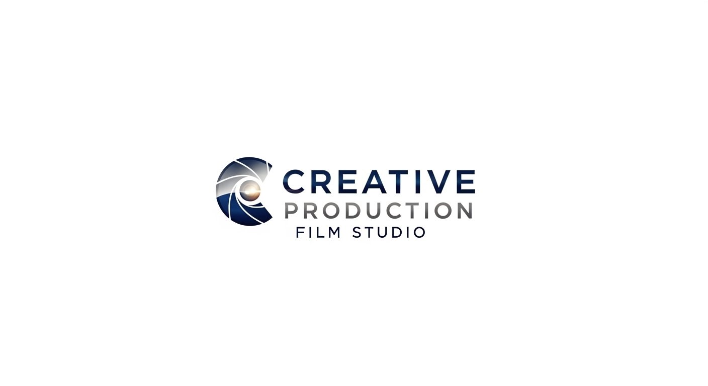 I will design creative production film studio logo company branding