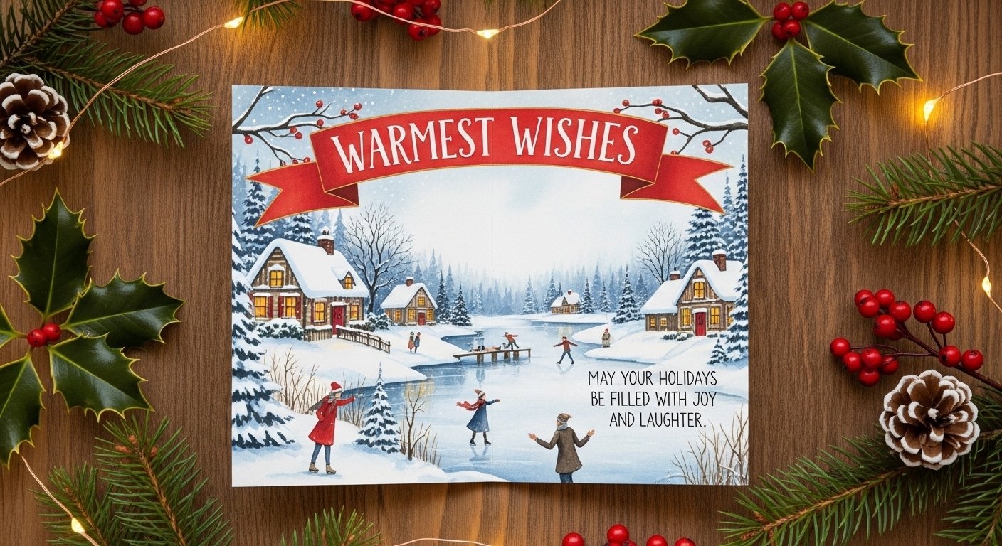 Amazing Christmas Greeting Holiday Card Design Service for Every Occasion