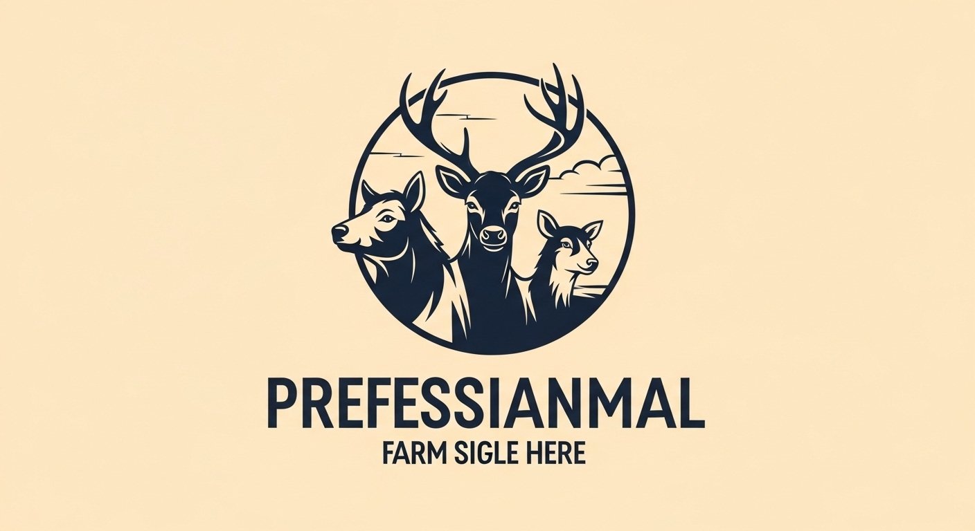 I will design professional pet and farm animal logo for you