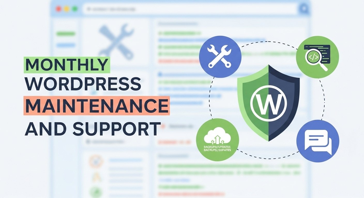 I will provide monthly WordPress maintenance and support services