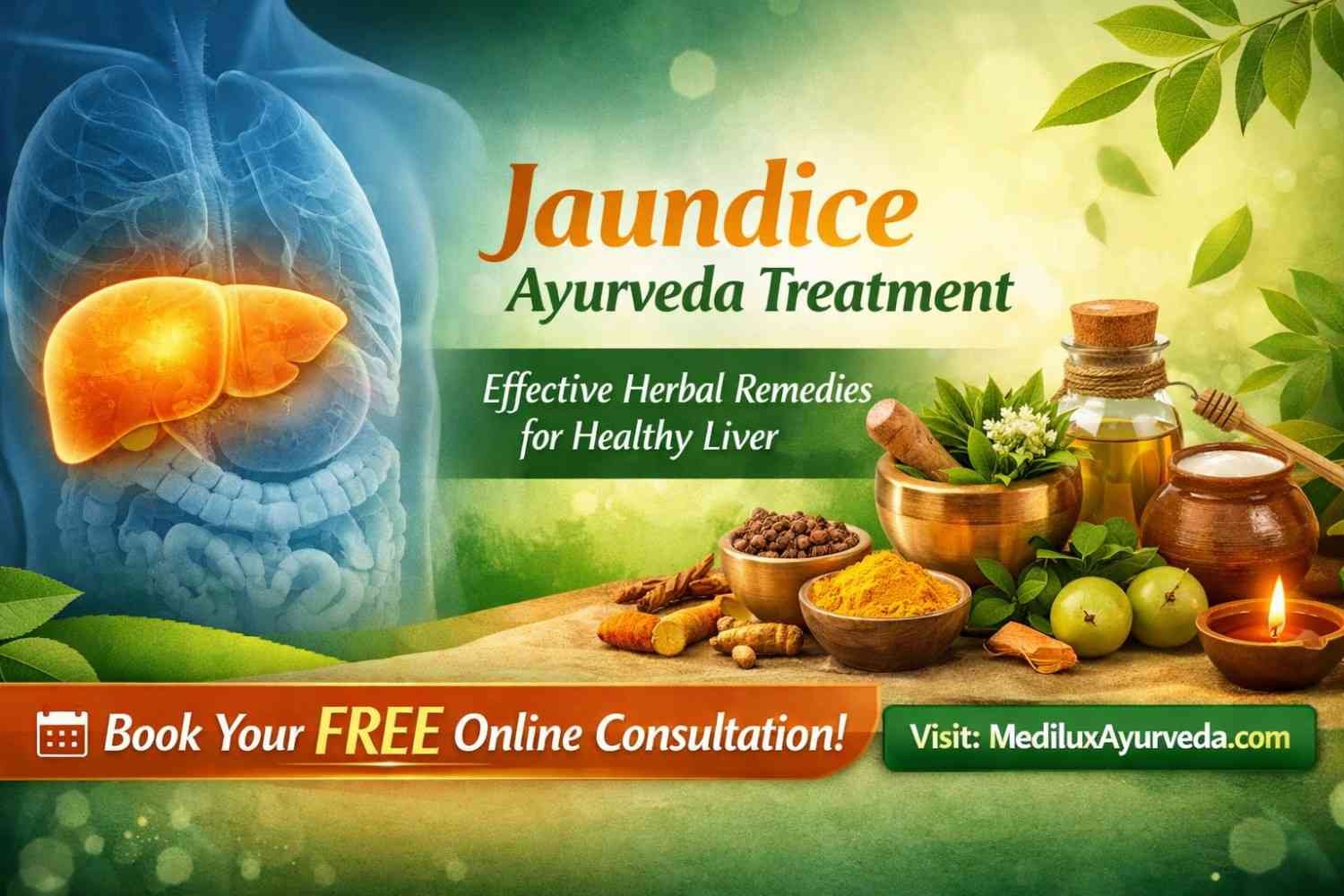 Jaundice Ayurveda Treatment | Natural Liver Detox – MediLux Ayurveda USA