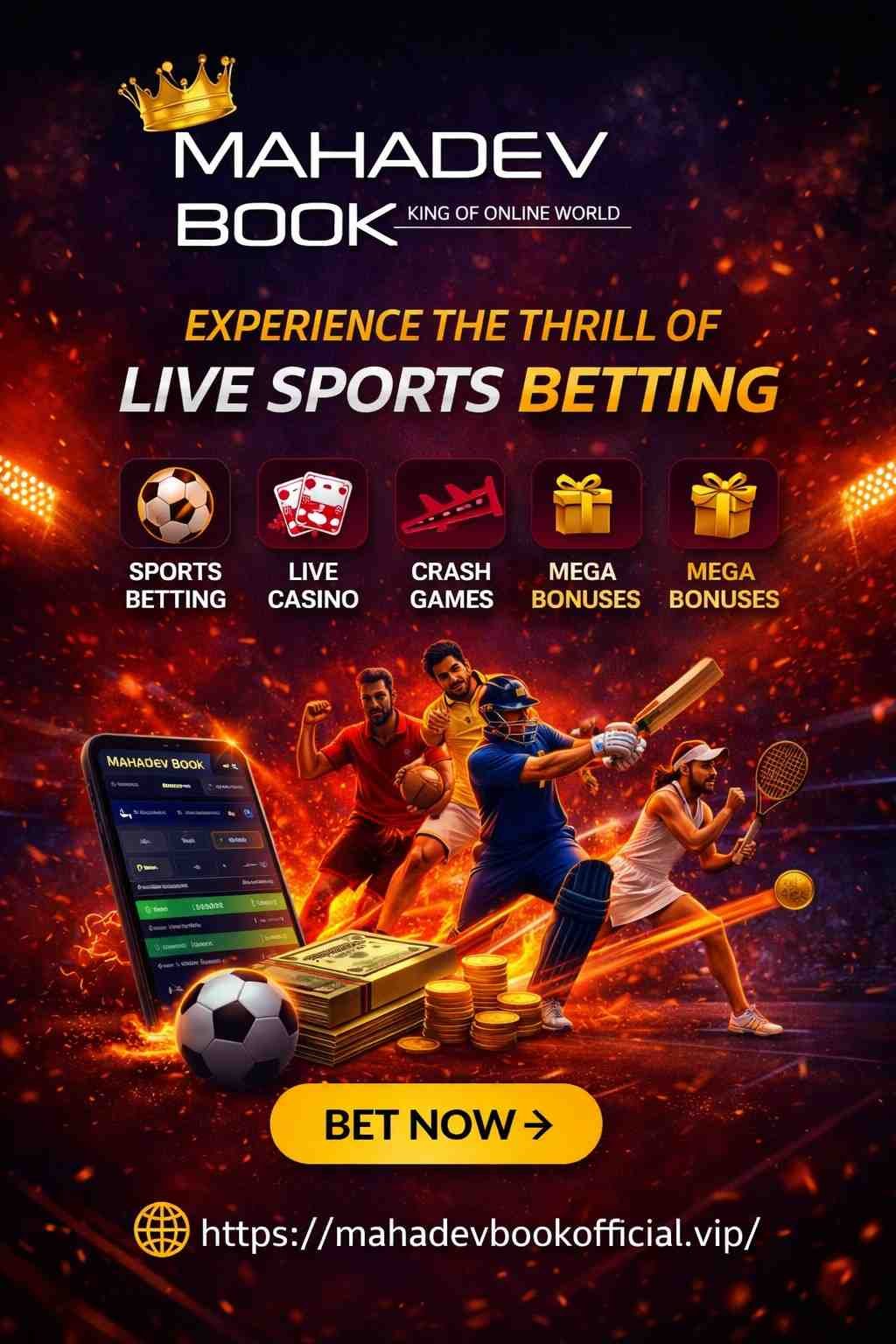 Stay Updated with Live Sports on Mahadev Book