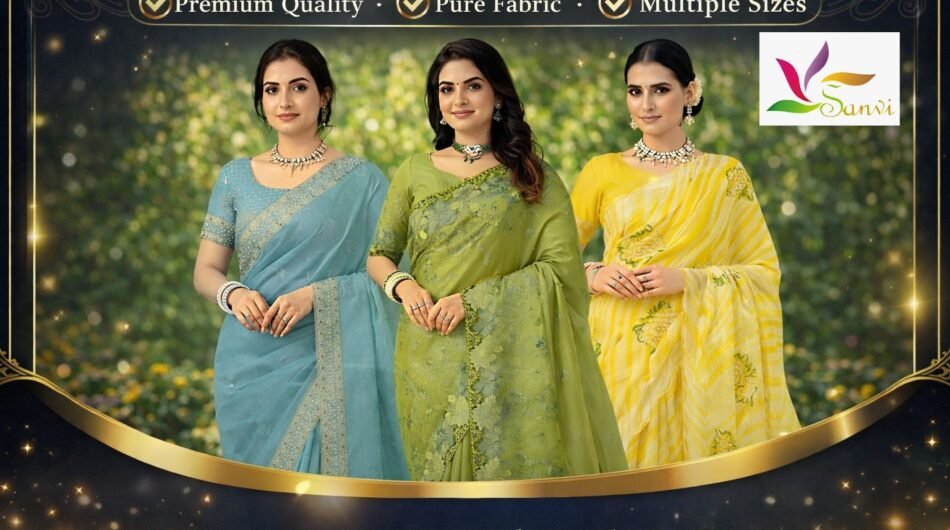 Organza-saree-for-women