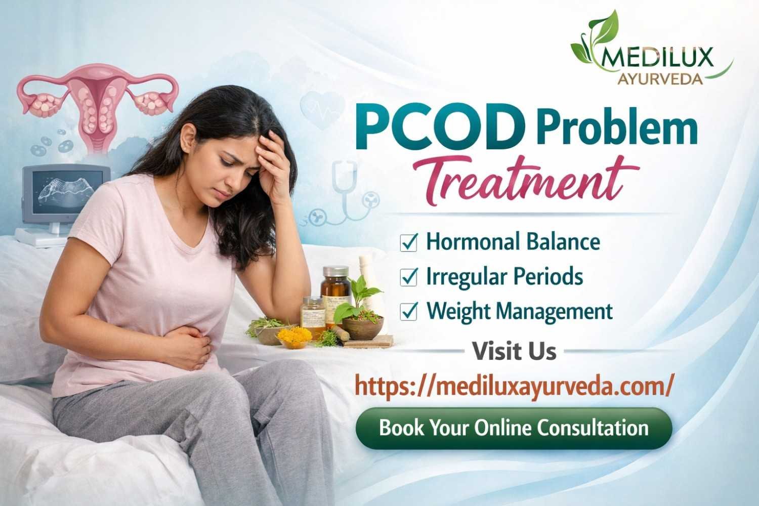 PCOD Problem Treatment – Natural Healing with MediLux Ayurveda
