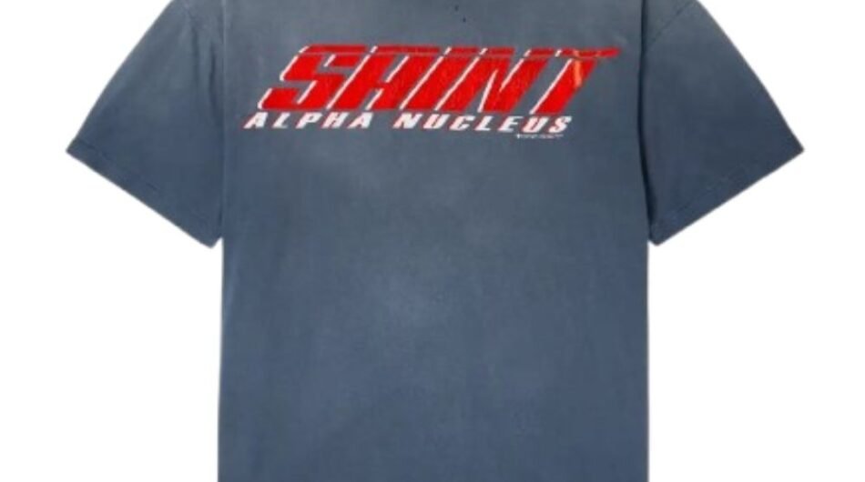 Saint-Alpha-Logo-Print-Distressed-Cotton-Jersey-T-Shirt