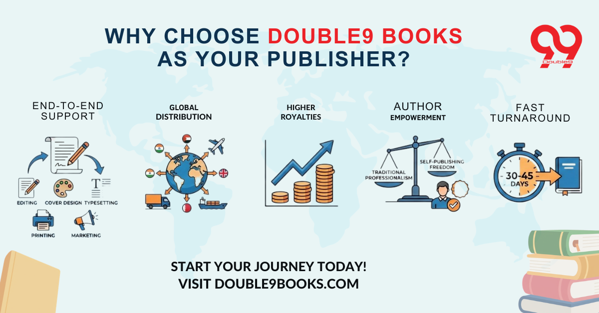 Why choose Double9 Books as your publisher 