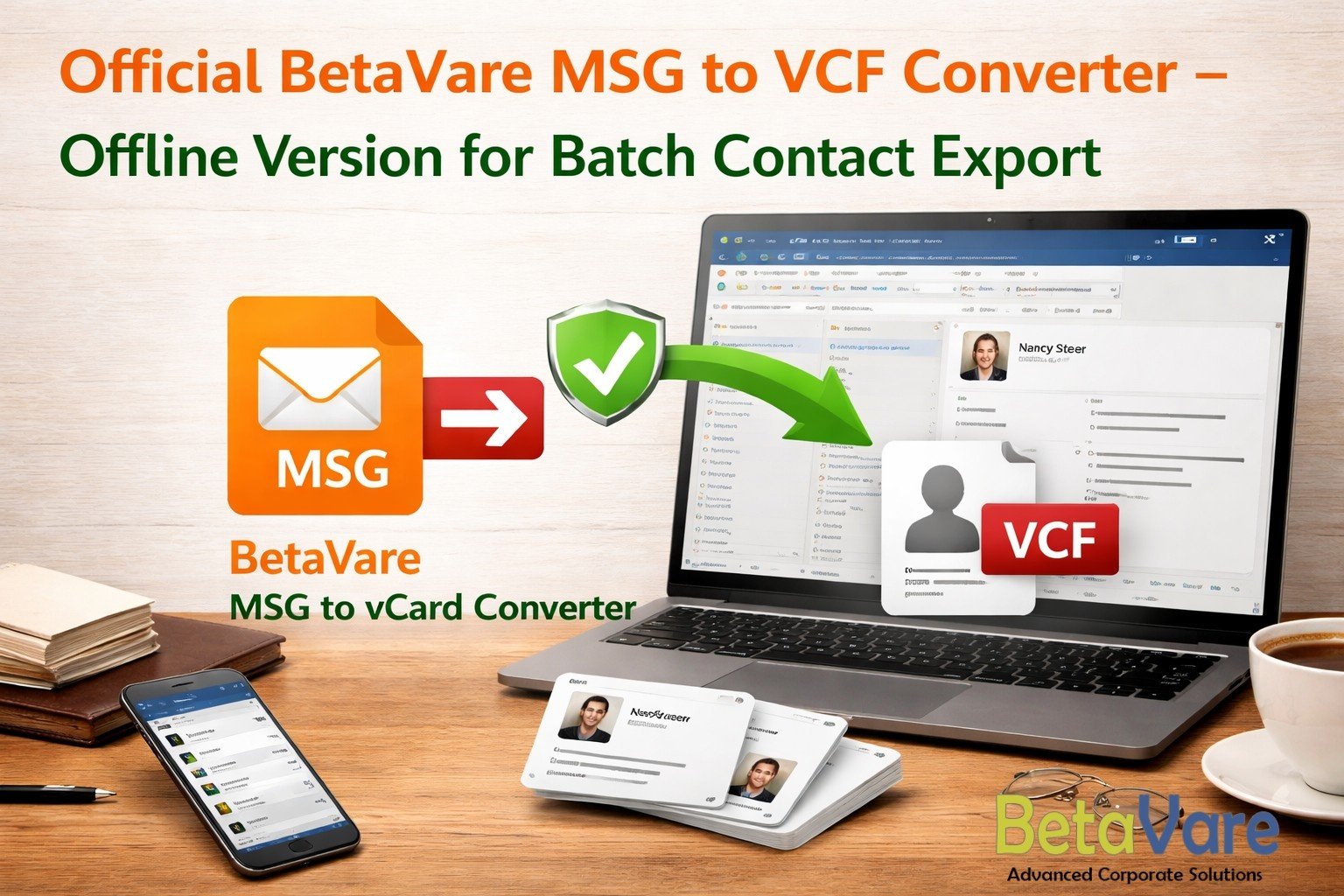 Official BetaVare MSG to VCF Converter – Offline Version for Batch Contact Expor