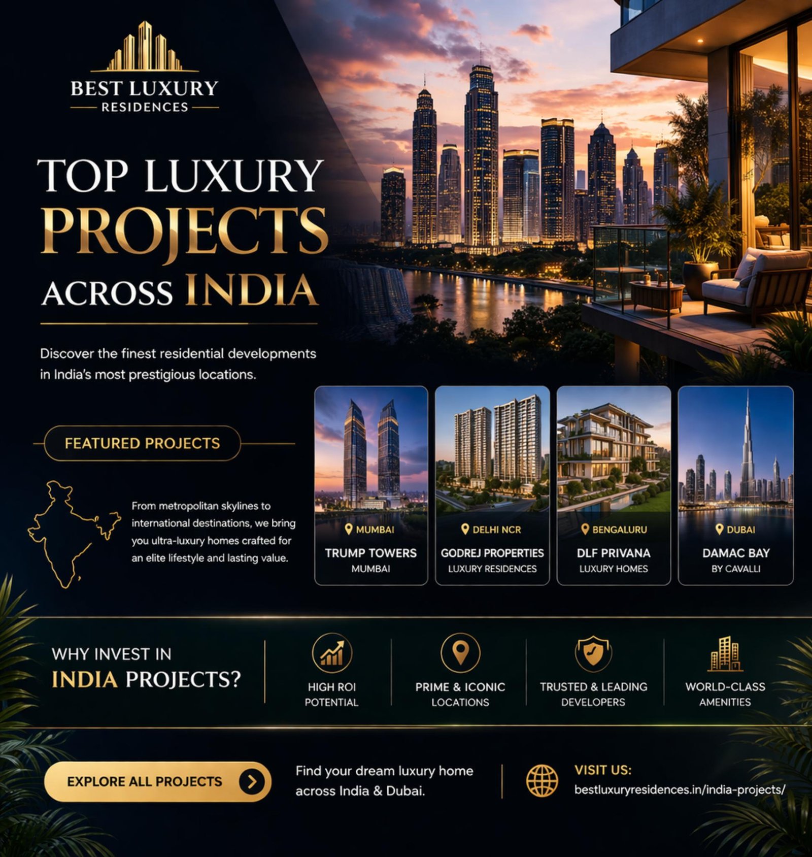 Ultra Luxury Apartments in India | Prime Locations & Elite Living