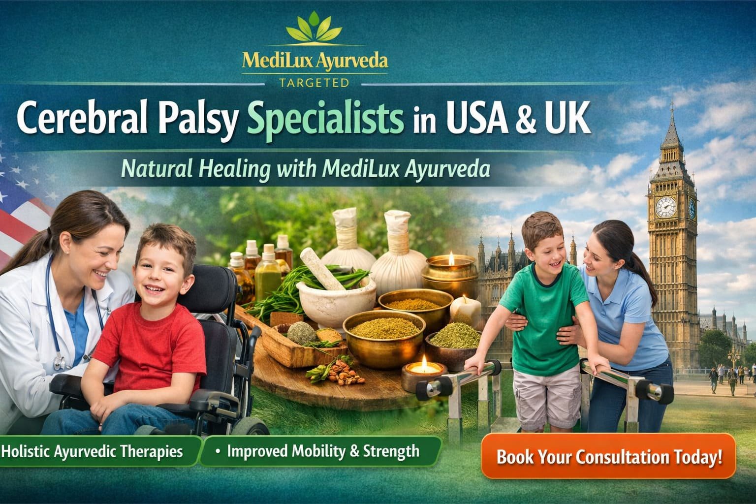 Cerebral Palsy Specialists | MediLux Ayurveda