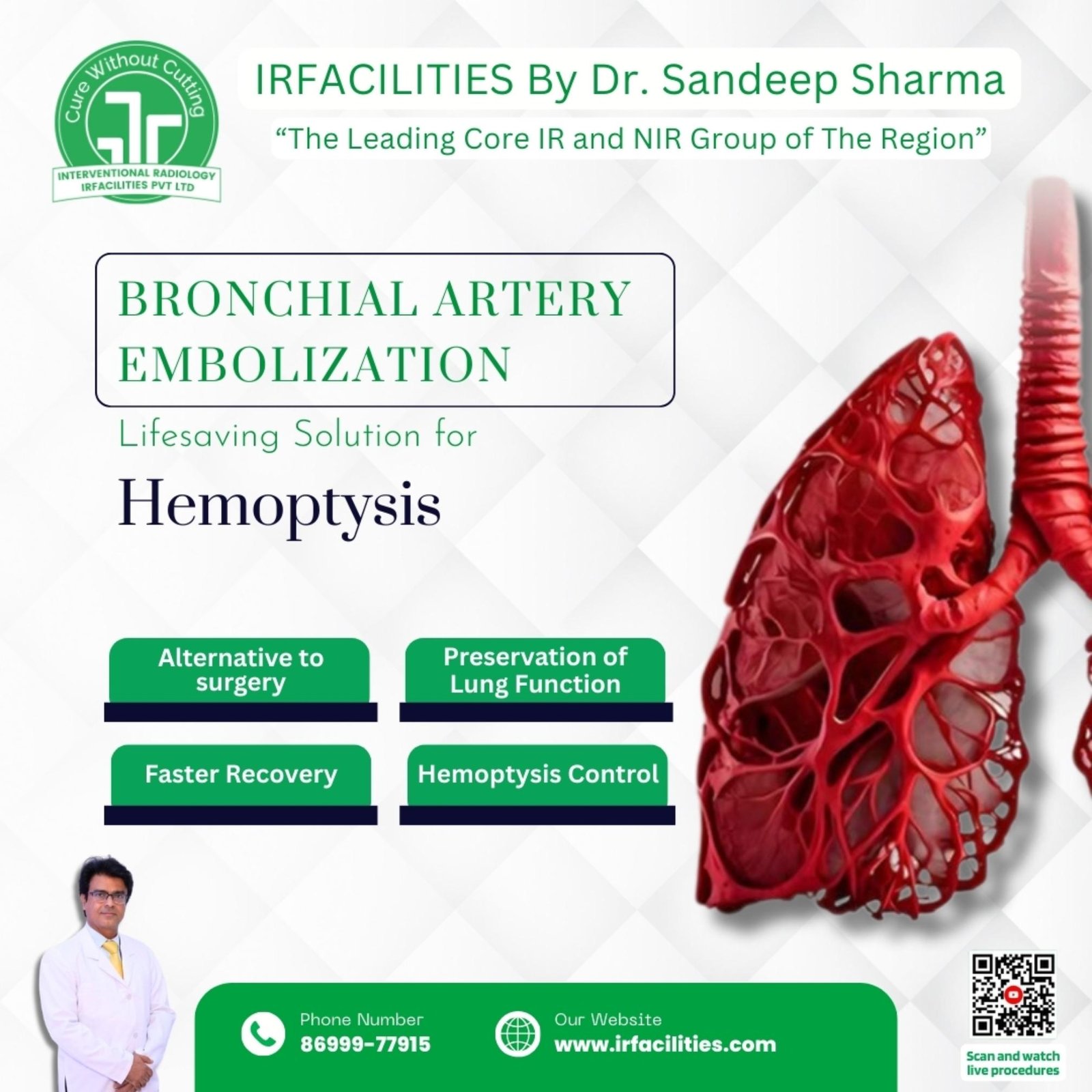 Bronchial Artery Embolization Cost in India