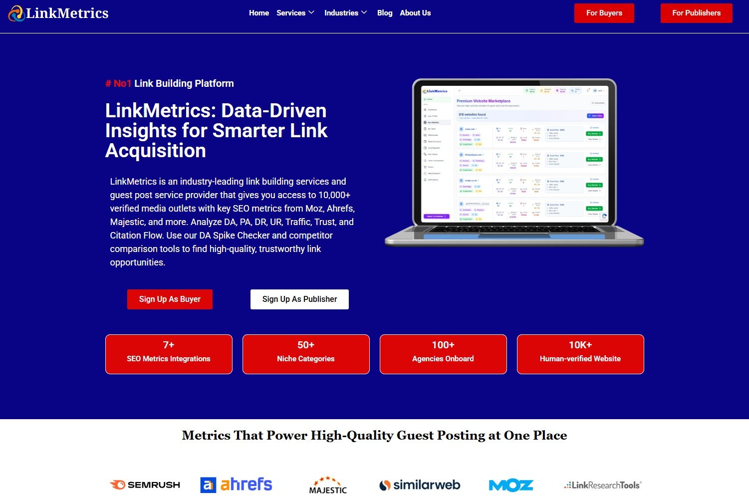 Linkmetrics.io: Smart Link Building for Better Rankings