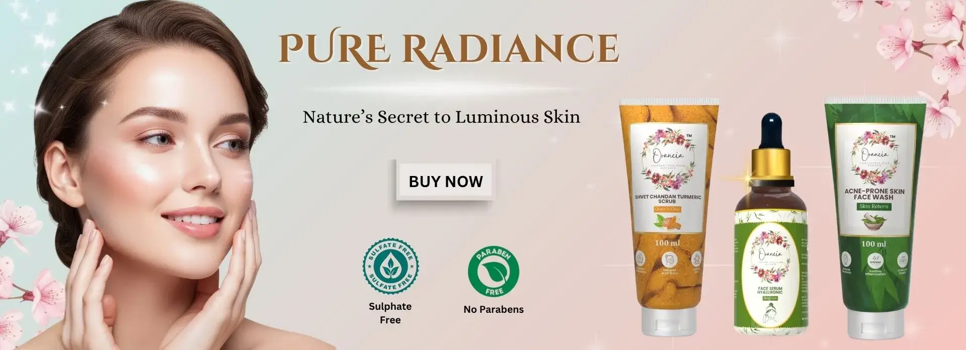 best day and night skincare set Orancia