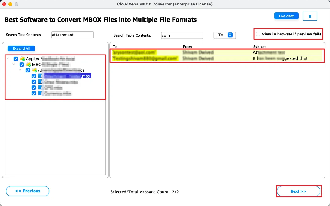 MacSonik MBOX Viewer
