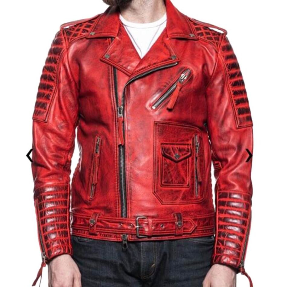 mens-red-leather-jacket