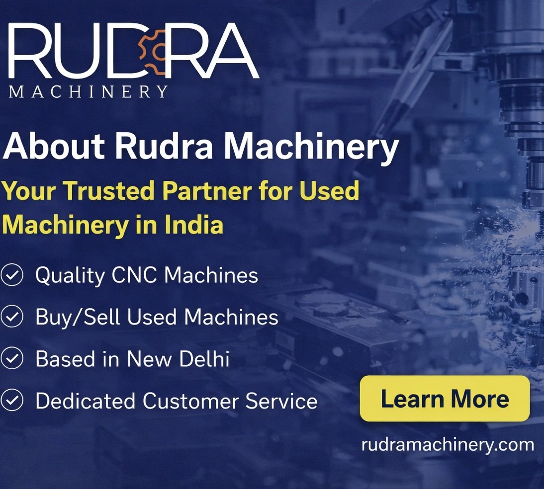 About Rudra Machinery | Used CNC Machinery Importer in India