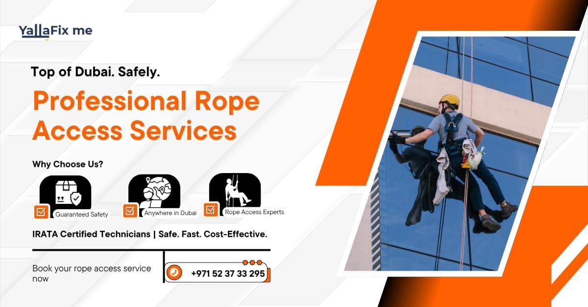 Expert Rope Access Companies in Dubai | Certified Rope Access UAE Services