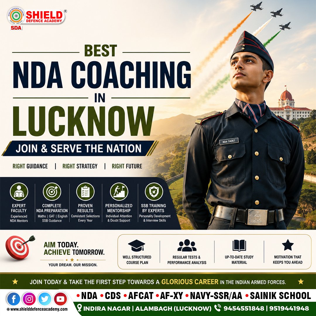 Best NDA Coaching in Lucknow – Join & Serve the Nation