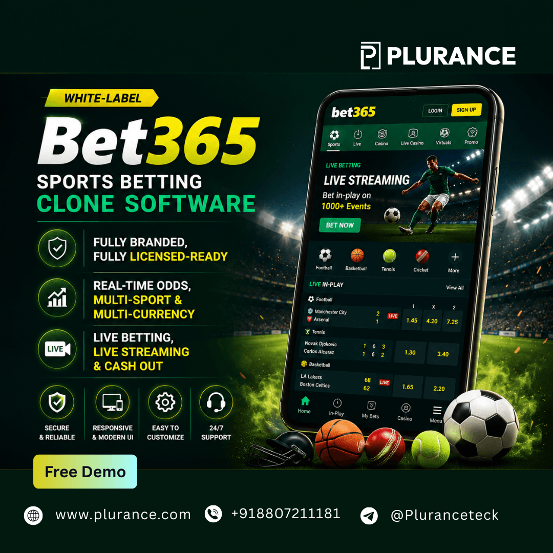 Bet365 Clone Script with Live Betting, Live Streaming & Cash Out