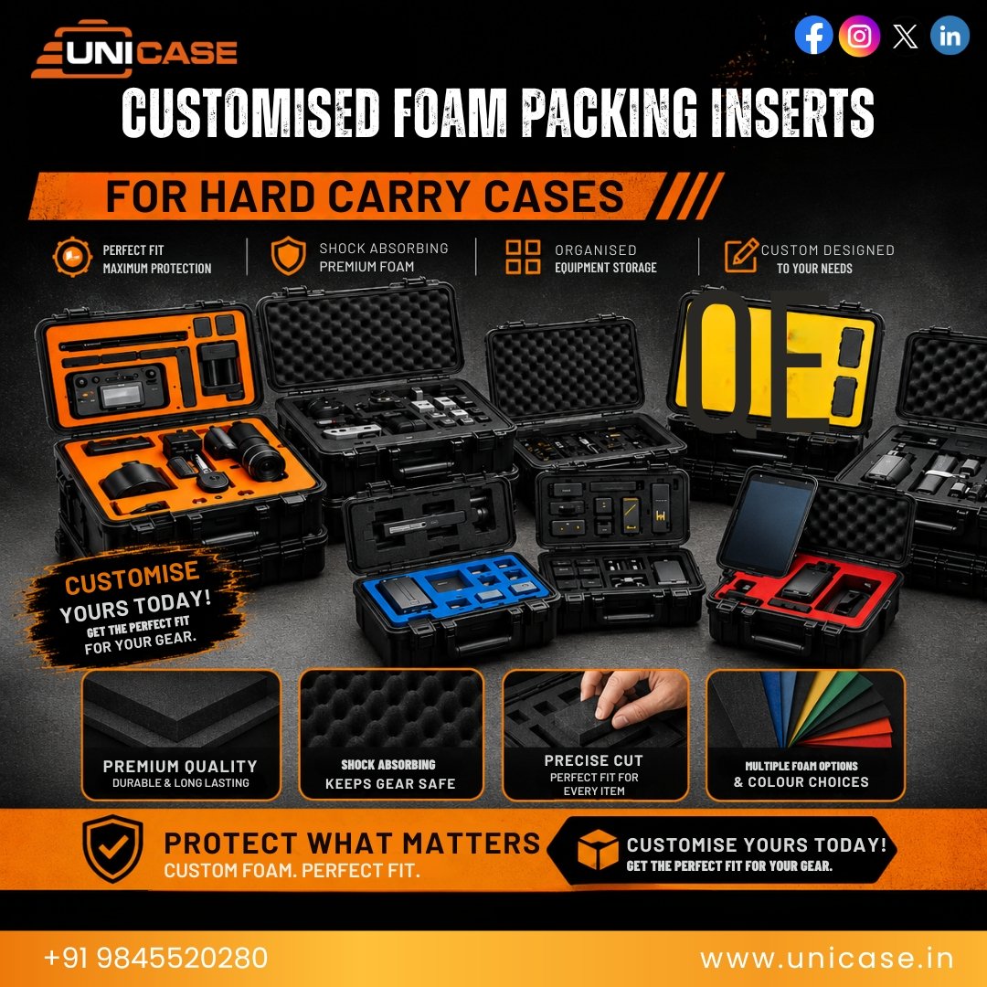 Premium Drone, Camera & Tool Hard Cases with Waterproof Protection | Unicase