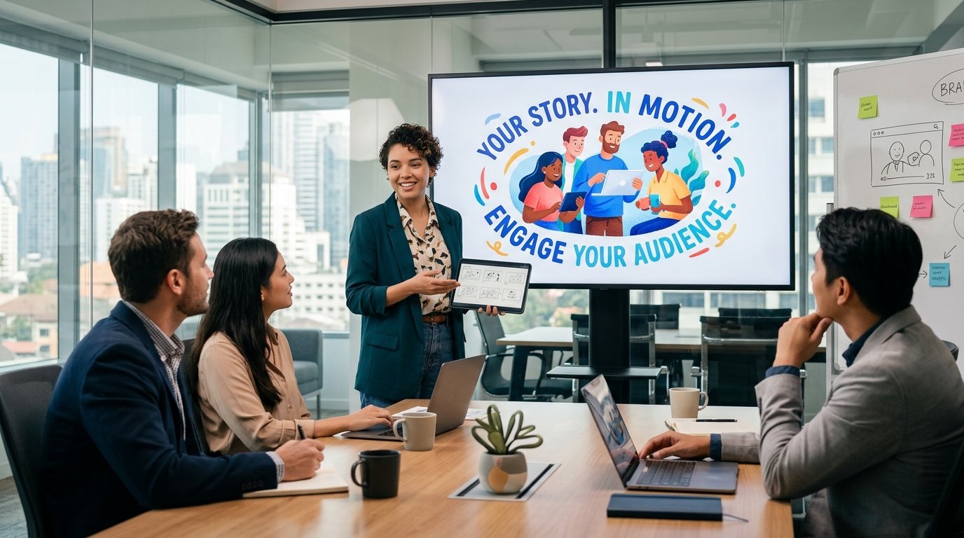 I Will Create Wonderful Moving 2D Animated Videos for Your Business Brand