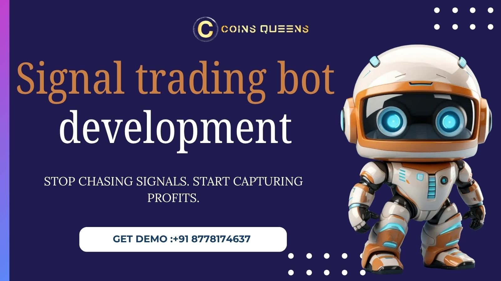 Trade Smarter, Faster, and Better with Signal Trading Bot Development