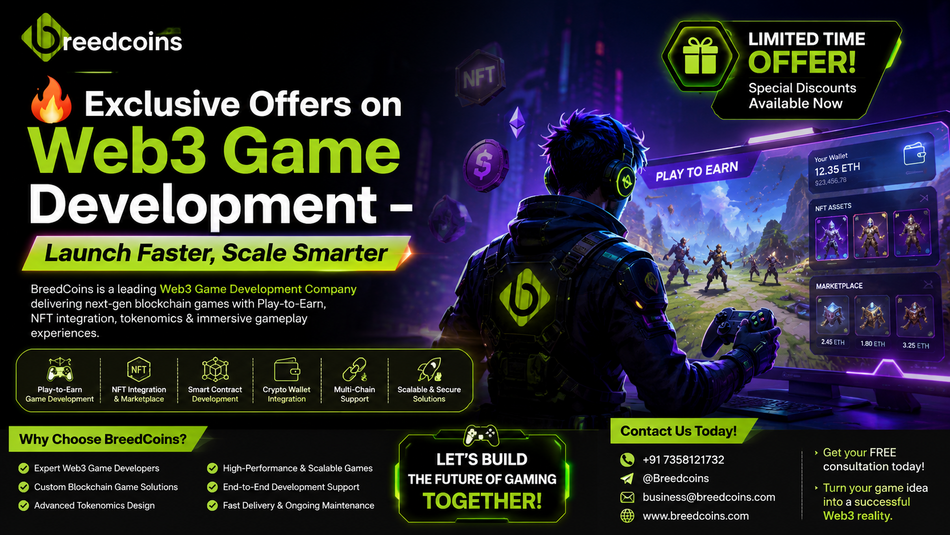 Exclusive Offers on Web3 Game Development – Launch Faster, Scale Smarter