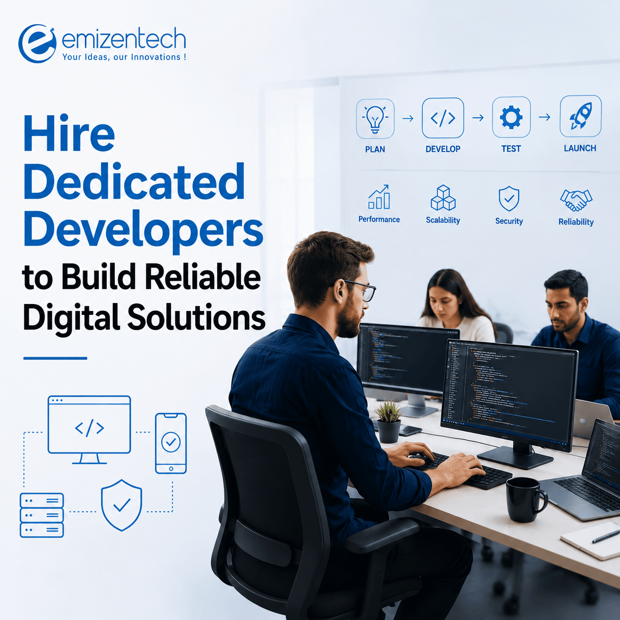 Hire Dedicated Developers to Build Reliable Digital Solutions
