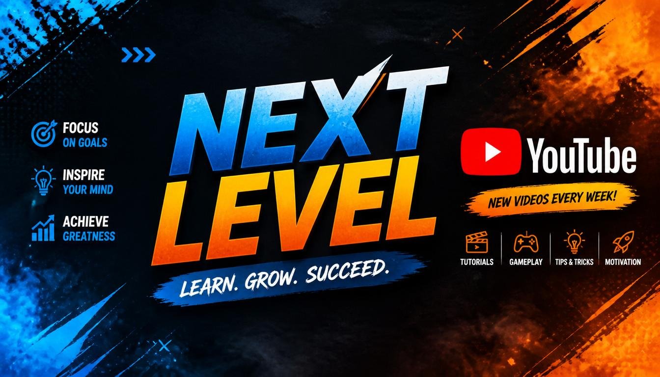 I will design eye catching professional YouTube banner and channel art