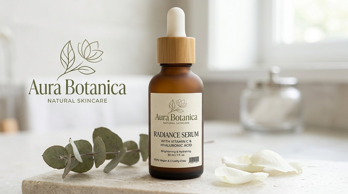 I Will Design Beauty Skincare Logo and Product Label Design