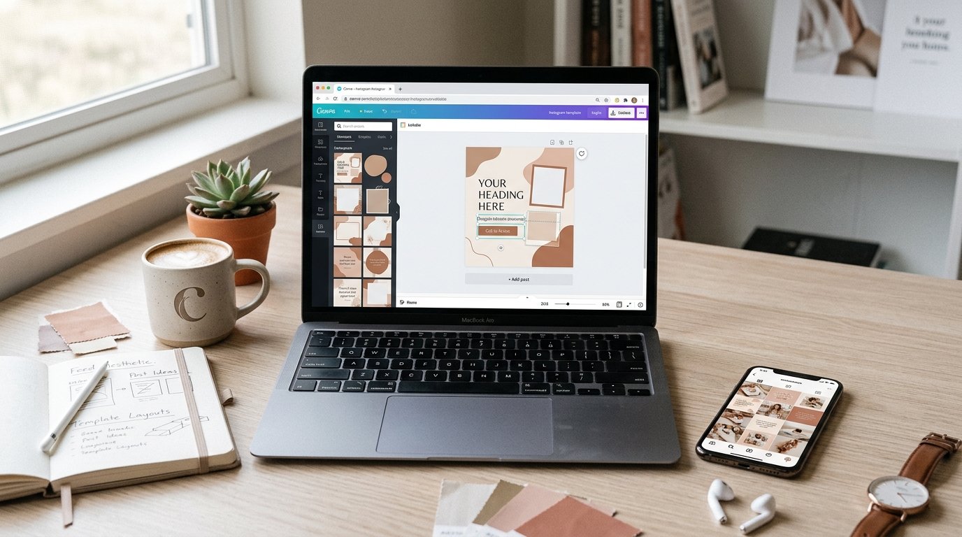 I Will Design Editable Canva Templates and Instagram Posts for Attractive Feeds