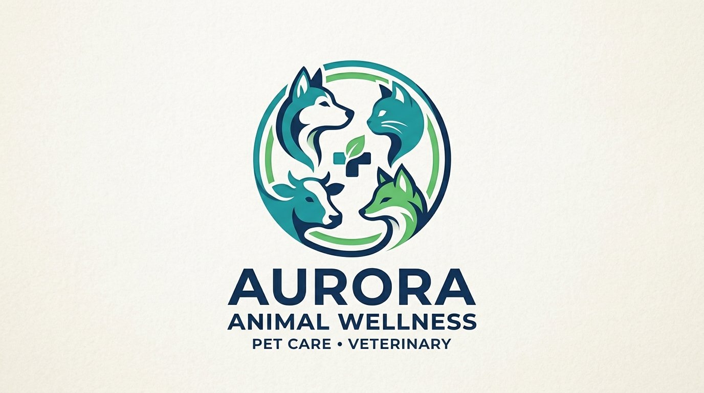 I Will Design Modern Animal Dog Cat Fox Cow Veterinary Logo