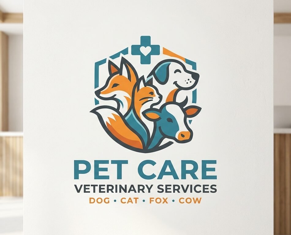 I-will-do-modern-animal-dog-cat-foxcow-pet-care-veterinary-logo-9