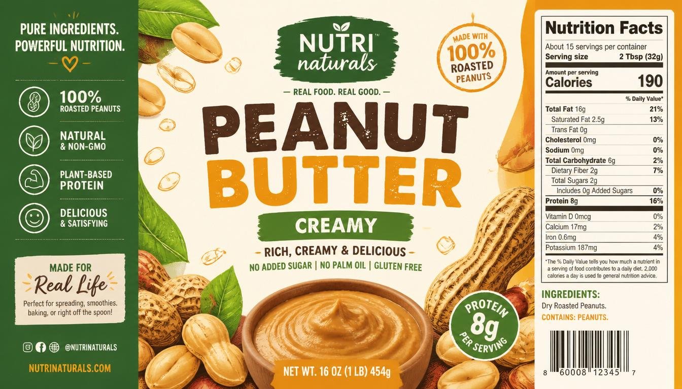 I will design modern food product packaging and label design