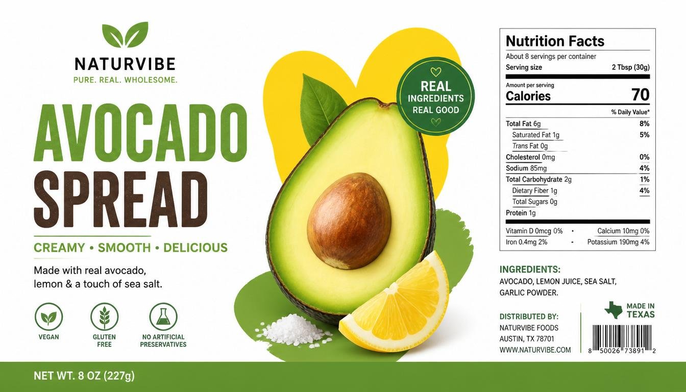 I will design modern food product packaging and label