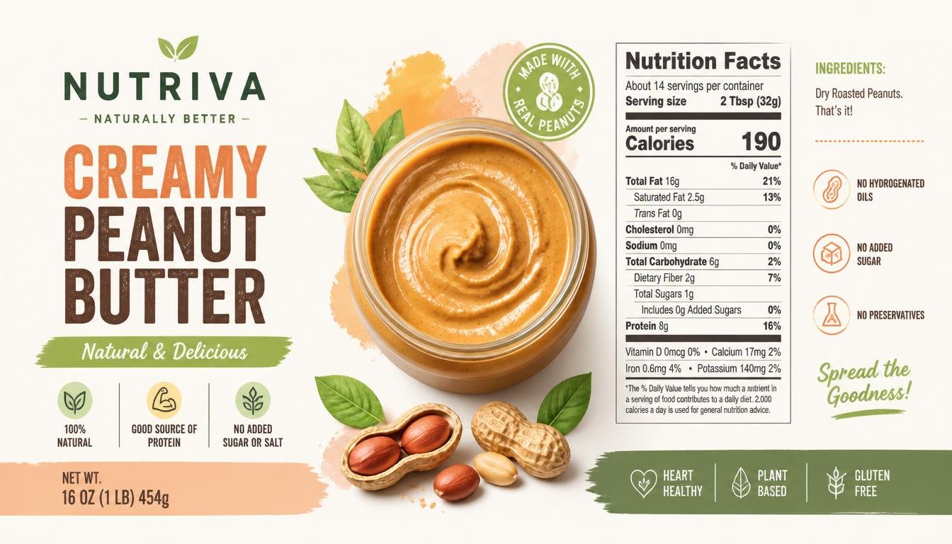 I Will Design Modern Food Product Packaging Label for Brand