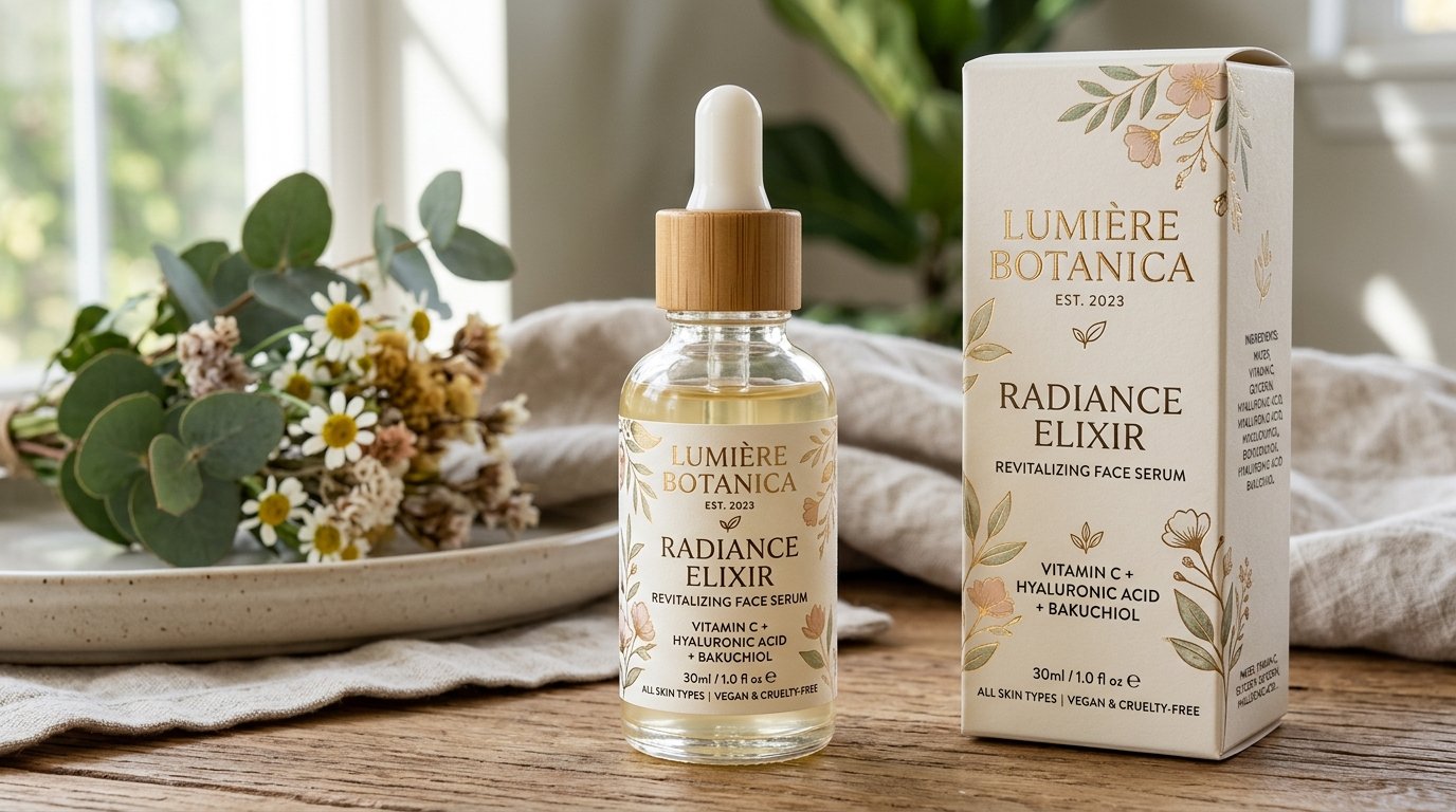 I Will Make Cosmetic Skincare Product Label and Packaging Design Professionally