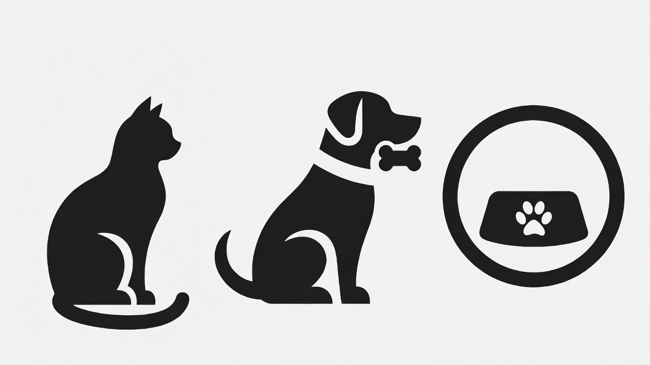 I Will Create Minimalist Pet Cat Dog Animal Supply Logo Designs Professionally