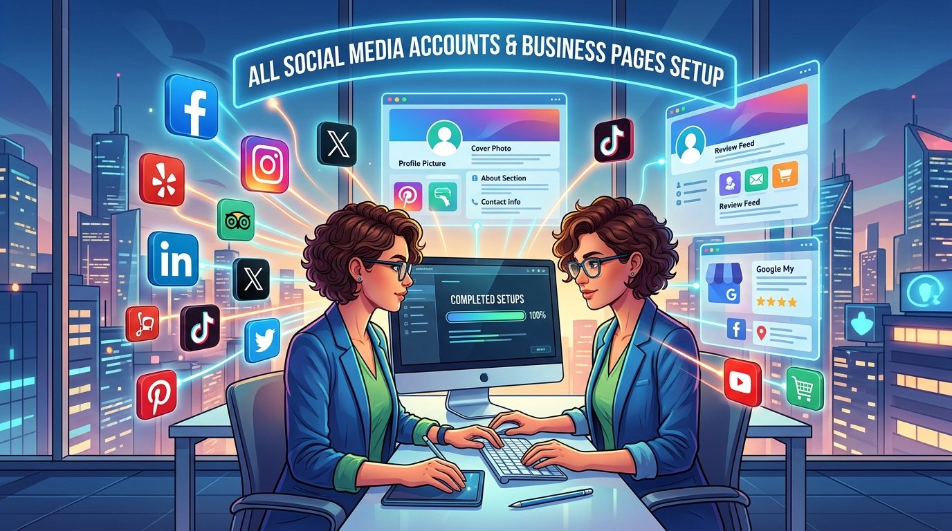 I Will Set Up Professional Social Media Accounts and Business Pages Successfully