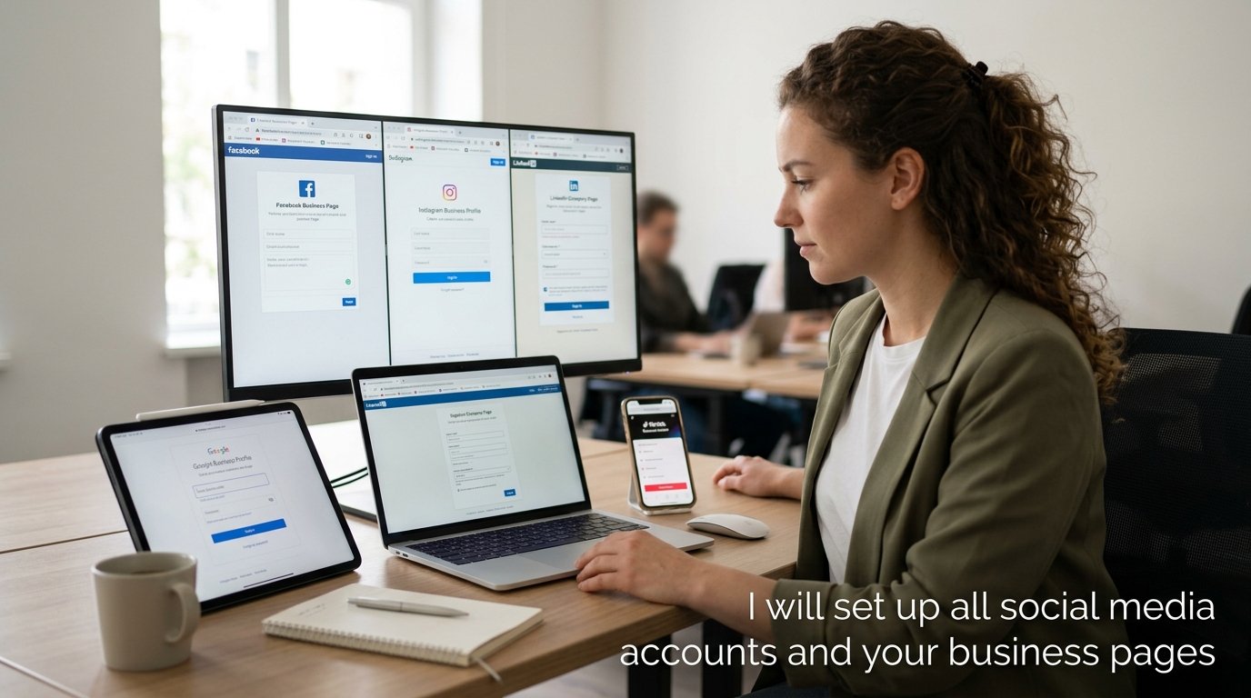 I Will Set Up Professional Social Media Accounts and Business Pages Perfectly