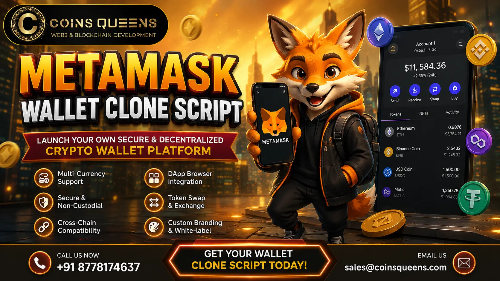Metamask Wallet Clone Script Development – Limited Time Offer: Save 30% Today