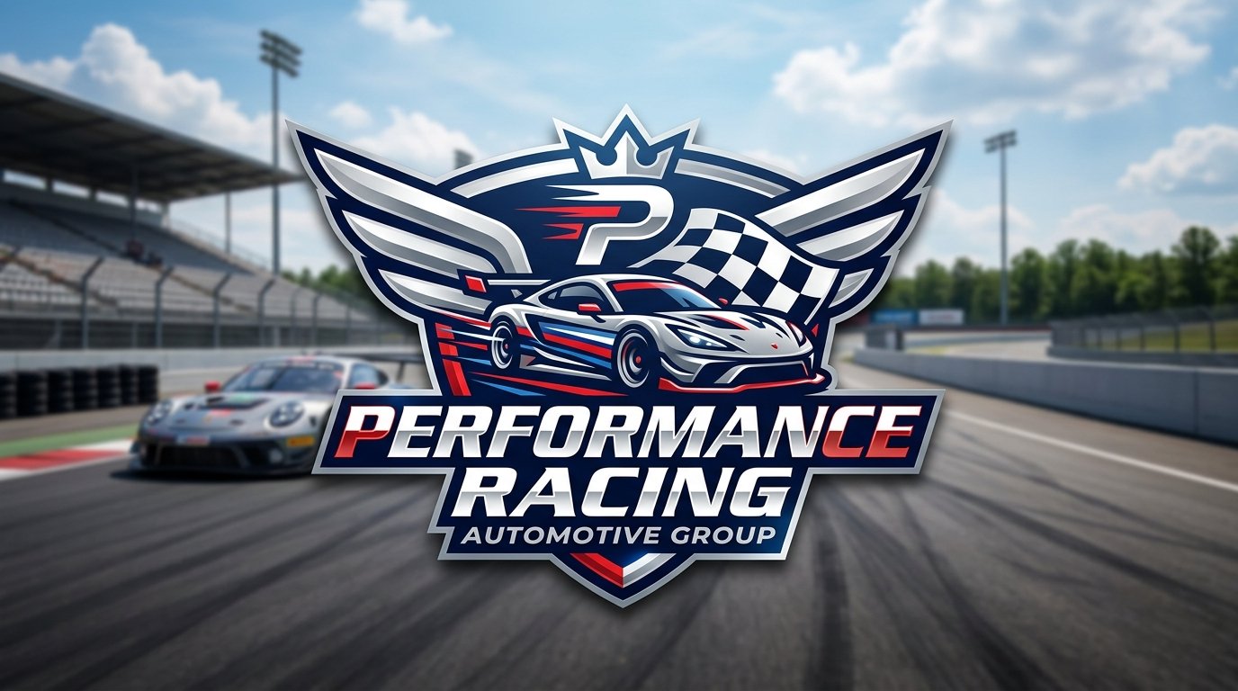 I will design a performance automotive car racing logo