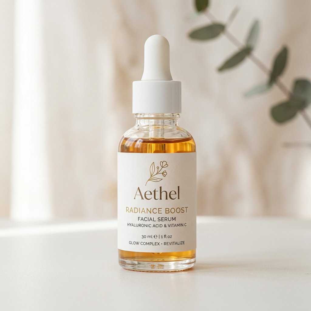 Professional Beauty Skincare Logo & Product Label Design