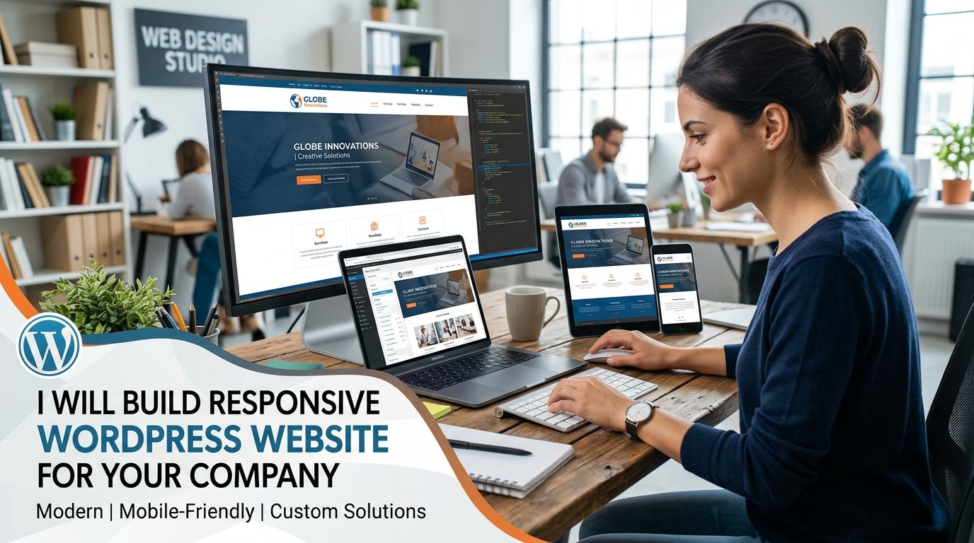 Responsive WordPress Website Design And Development For Your Company
