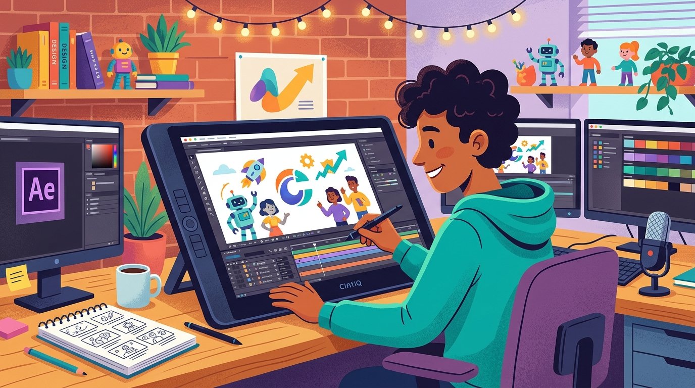 I will create amazing 2D animated videos for your company