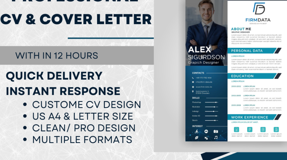 I Will Write Professional ATS Resume CV Cover Letter Executive Resume