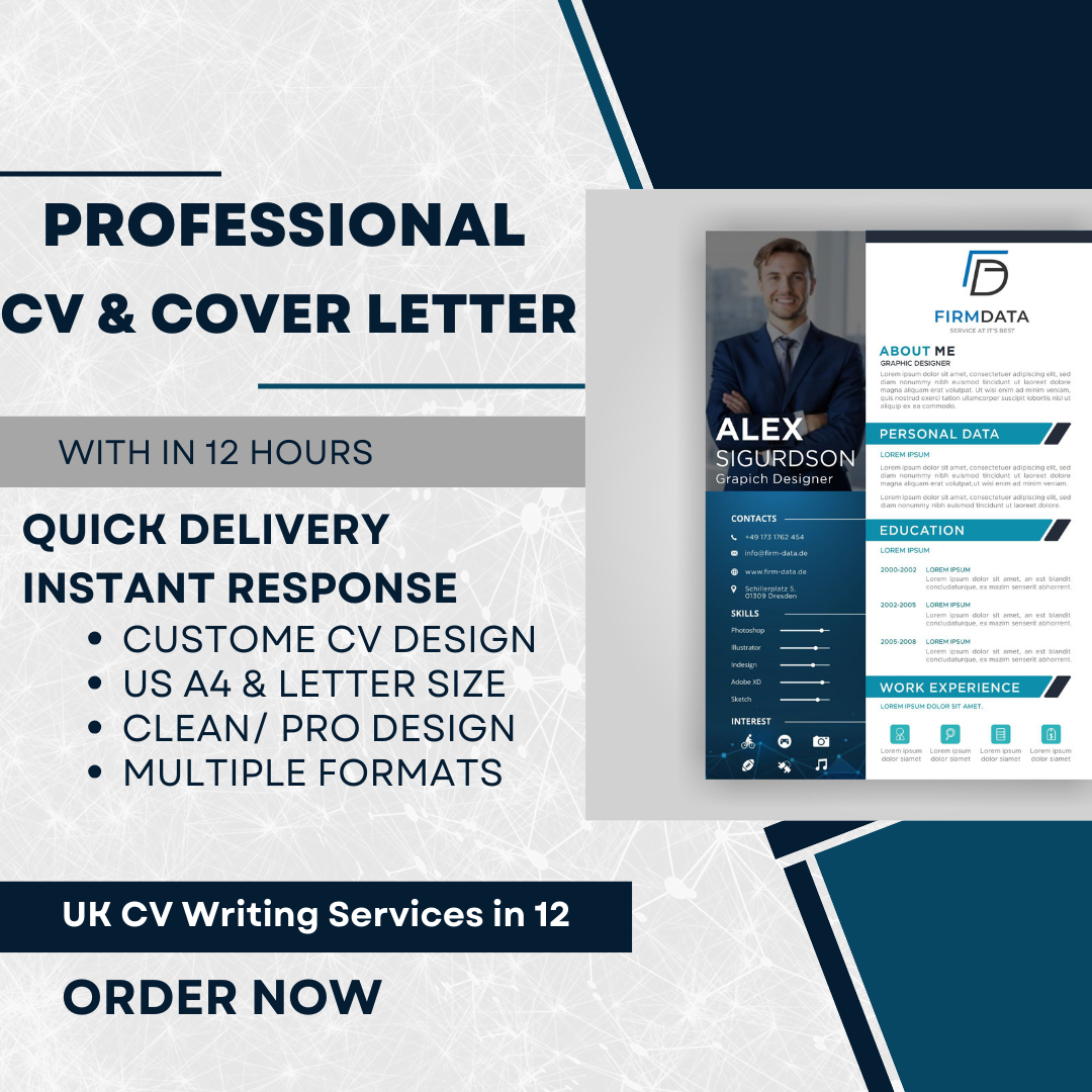 I Will Write Professional ATS Resume CV Cover Letter Executive Resume
