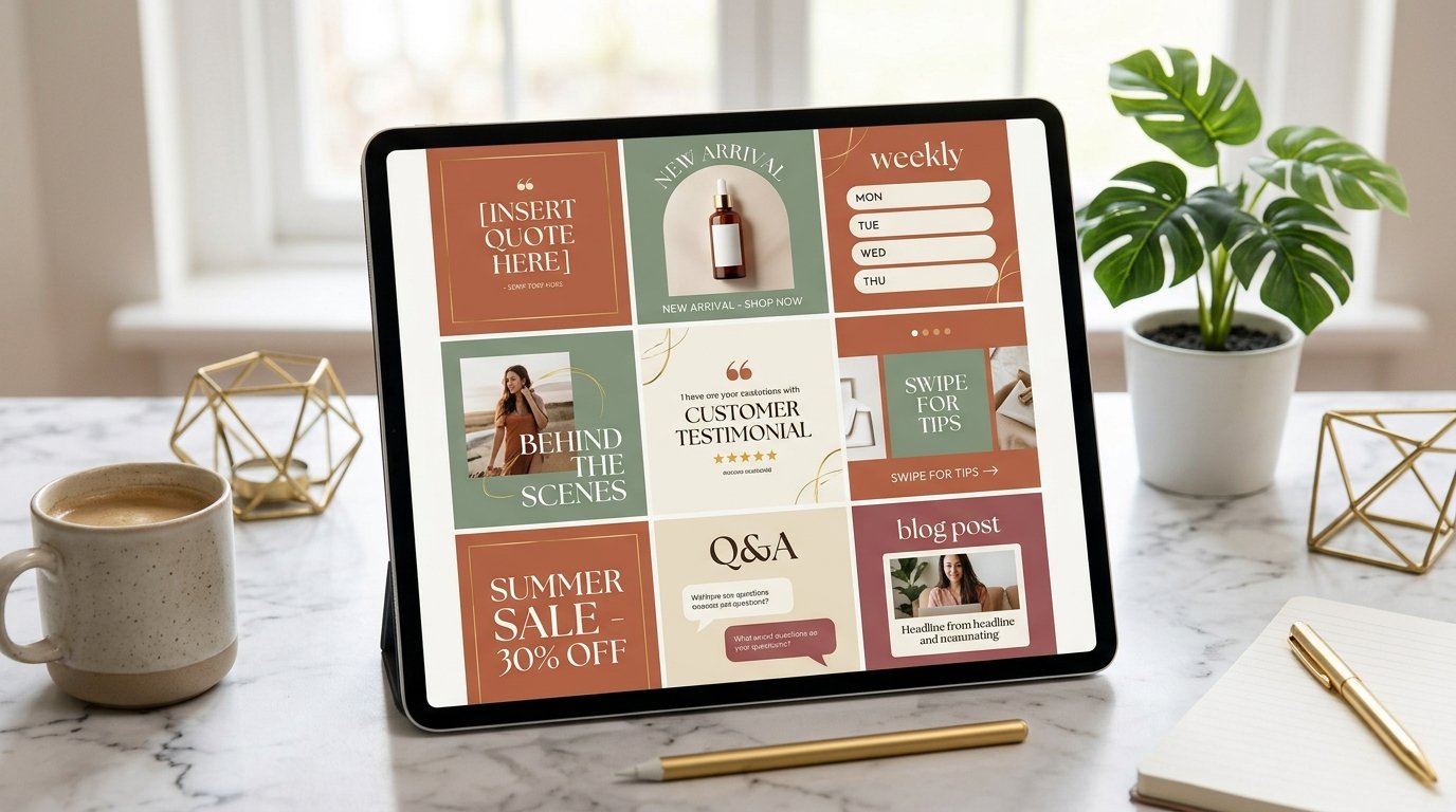 Editable Canva Templates and Instagram Post Design for Attractive Feed
