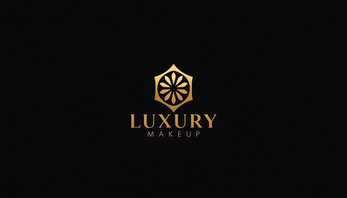 Luxury Makeup Beauty Cosmetic Logo Design For Elegant Modern Brands