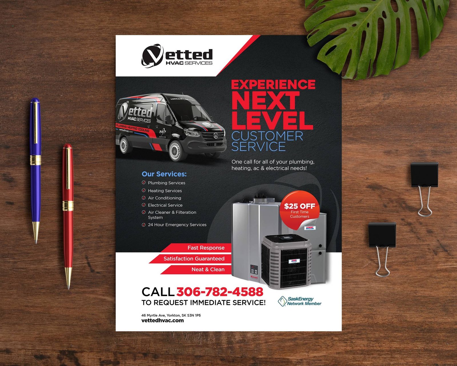 Stylish Print-Ready Flyer & Magazine Ad Design for Your Business